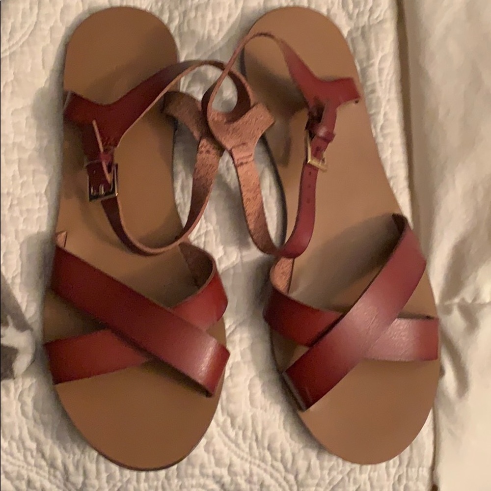 Jcrew strappy sandals